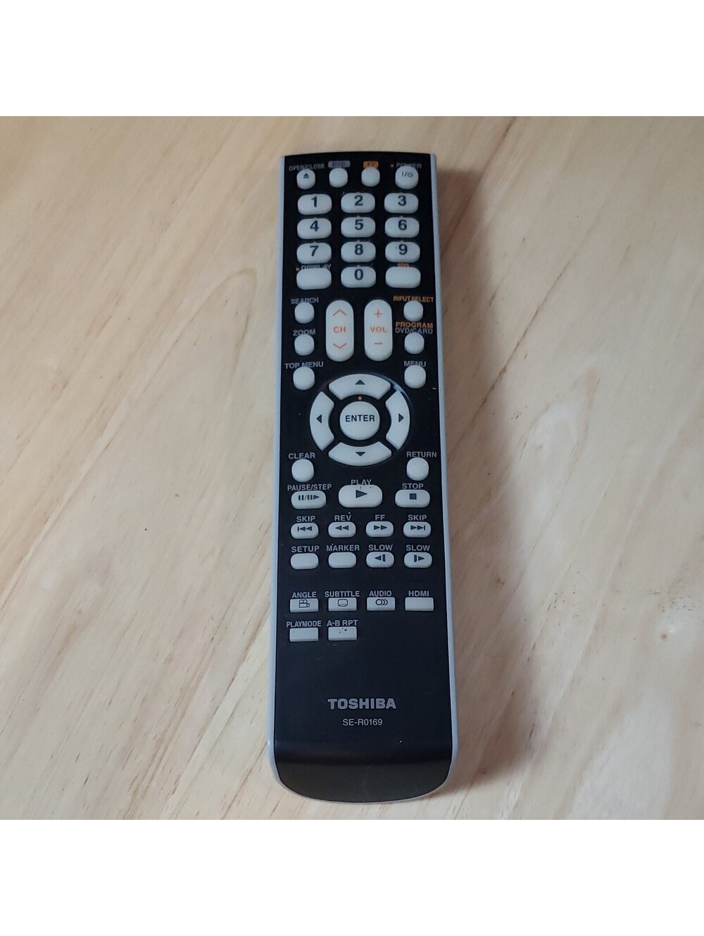 Toshiba SE-R0169 Wireless Remote Control for Toshiba, Black/Gray